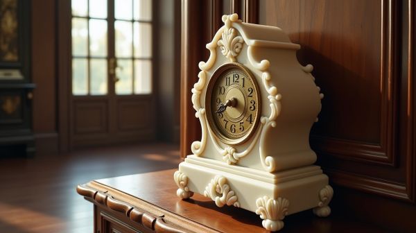 Find stunning antique marble mantel clocks for your collection