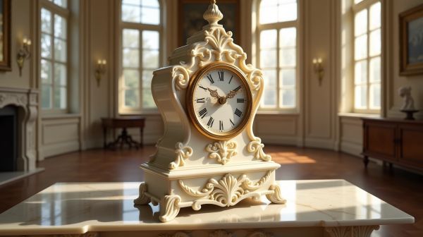 Find stunning antique marble mantel clocks for your collection